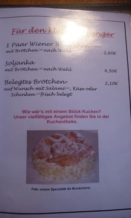 Cafe und Backhaus Brockenbacker in Schierke